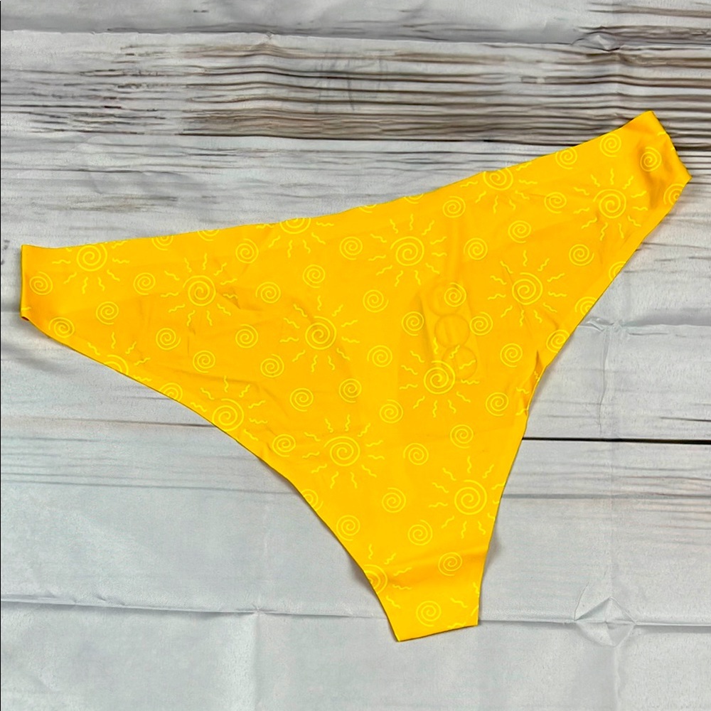 Cheek Boss Thongs - Yellow - Size 3X